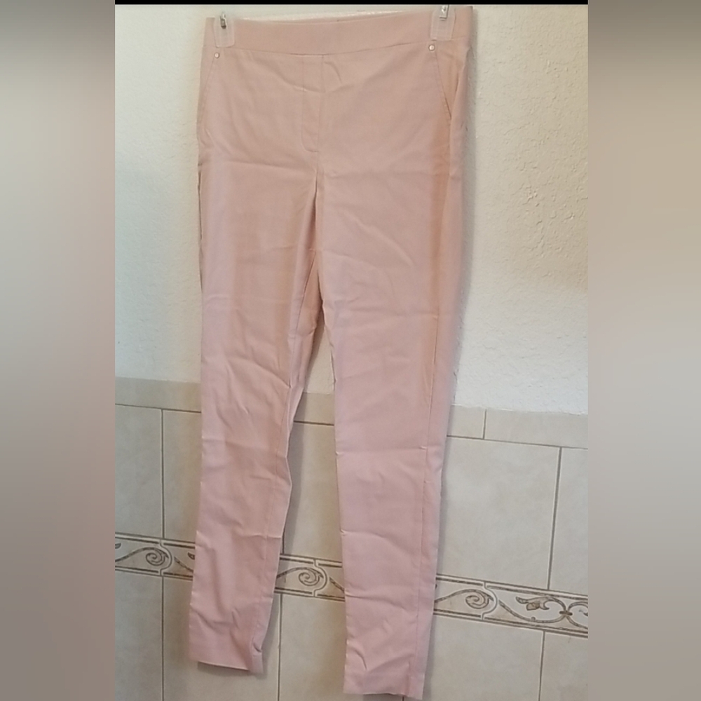 Jones New York Light Pink Straight Leg Pants